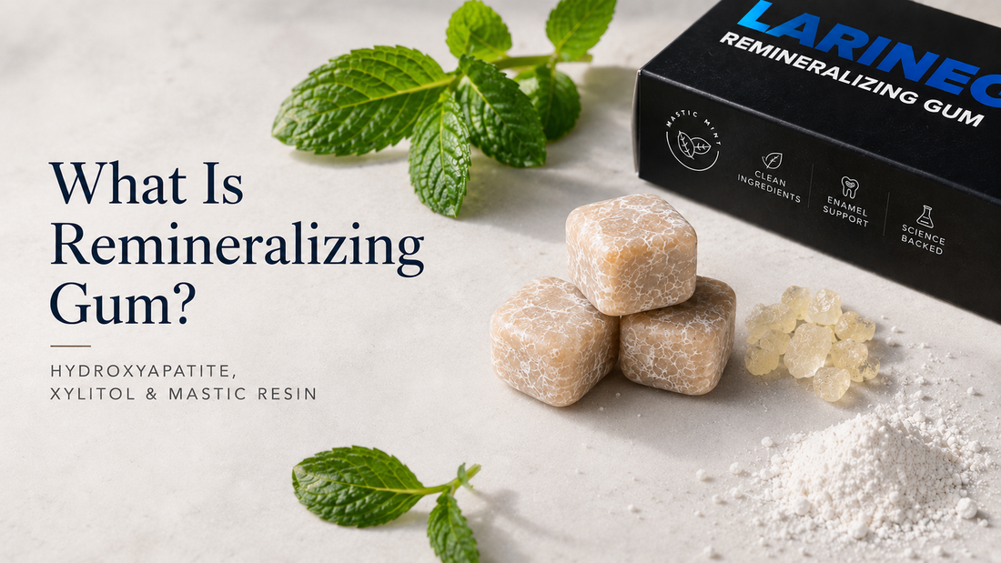 What is remineralizing gum? chewing gum product 