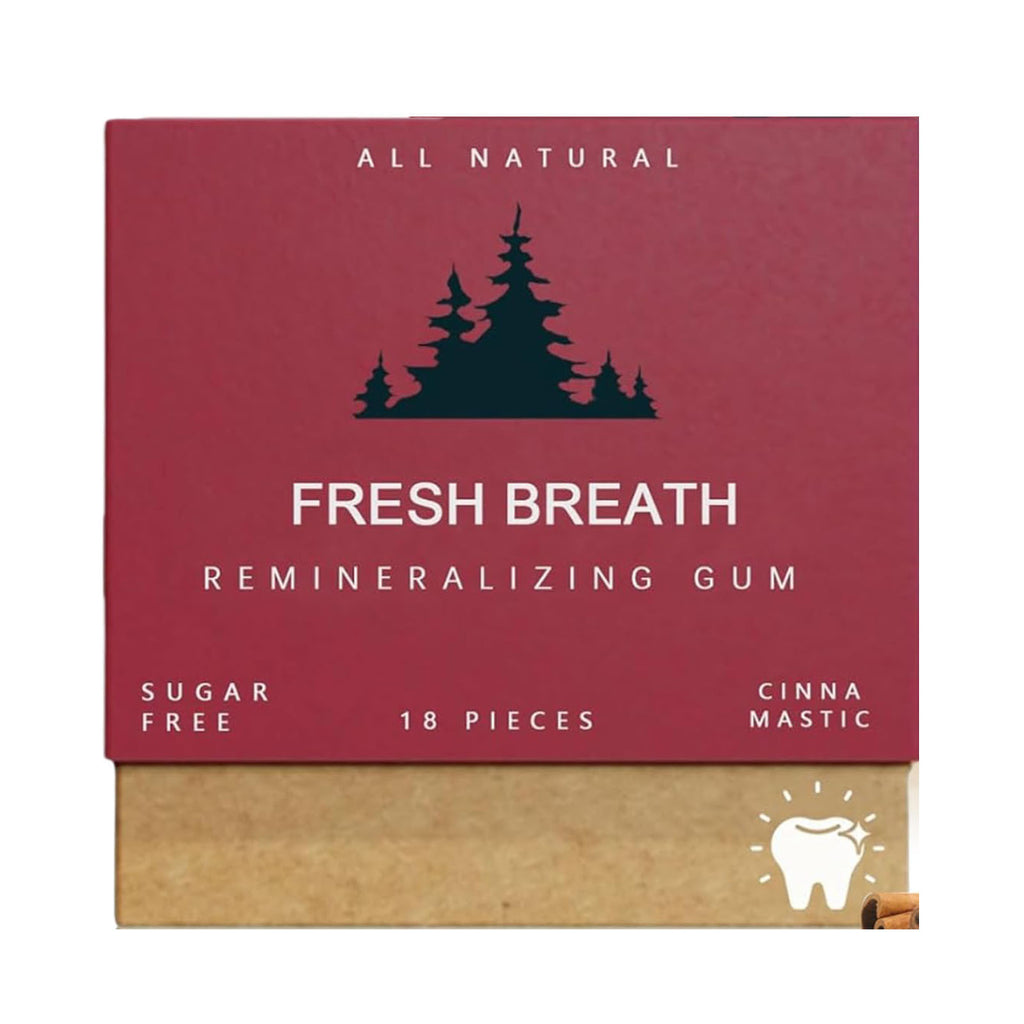 Organic Chewing Gum with Mastic Resin 18 Pieces | Sugar Free | Natural Oral Care