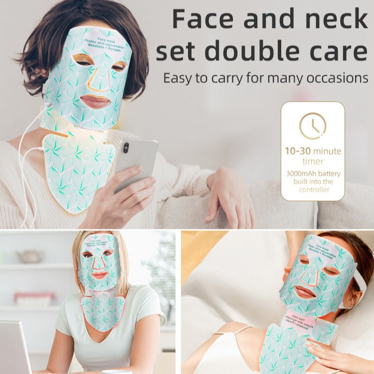 Premium LED Face Mask - Advanced Multi-Wavelength System