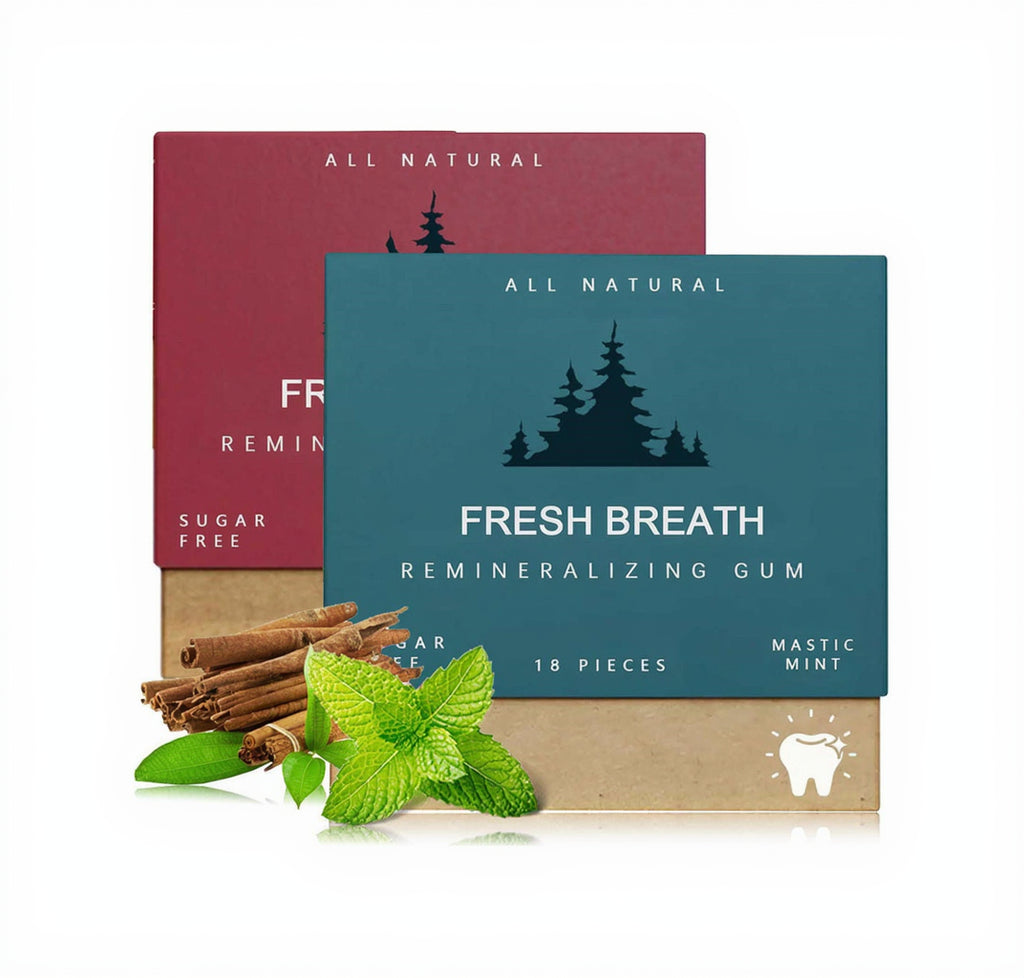 Organic Chewing Gum with Mastic Resin 18 Pieces | Sugar Free | Natural Oral Care