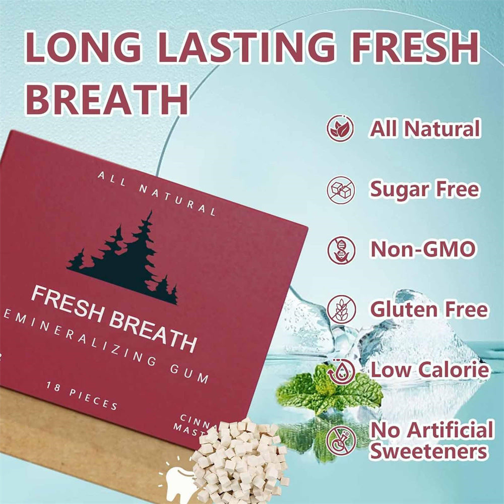 Organic Chewing Gum with Mastic Resin 18 Pieces | Sugar Free | Natural Oral Care