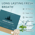 Organic Chewing Gum with Mastic Resin 18 Pieces | Sugar Free | Natural Oral Care