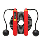 Corded and cordless skipping rope designed for home cardio and calorie-burning workouts