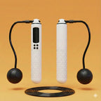 USB rechargeable digital skipping rope with portable lightweight fitness design